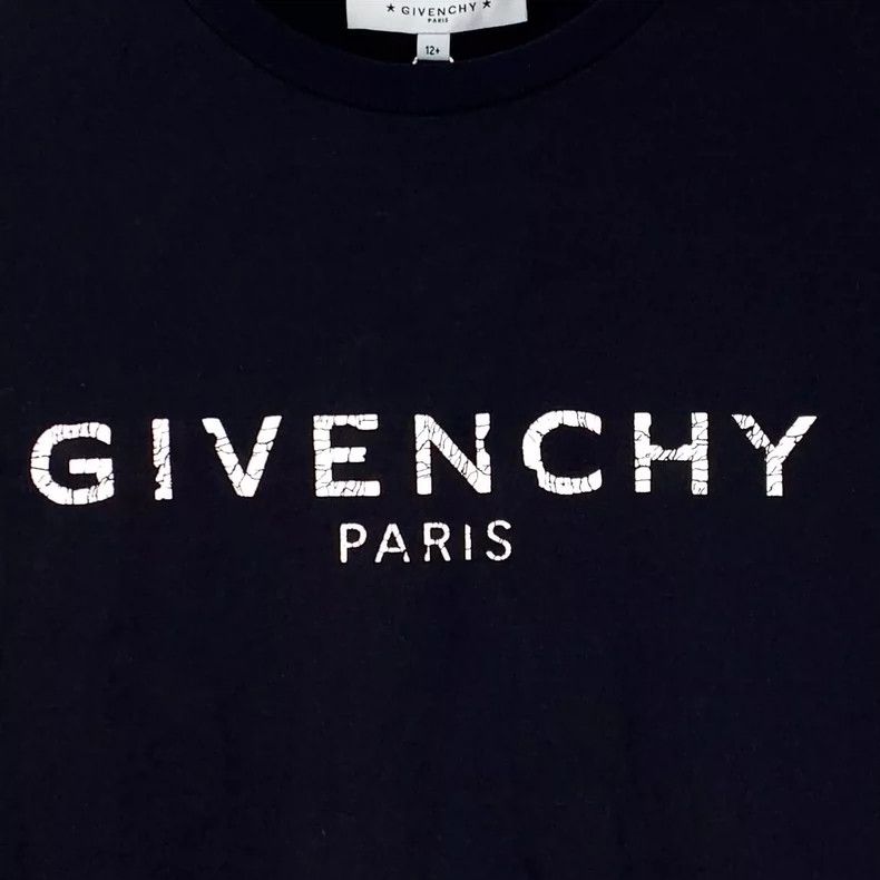 Givenchy Givenchy Black Logo Print T-Shirt Size XL / US 12-14 / IT 48-50 - 4 Thumbnail