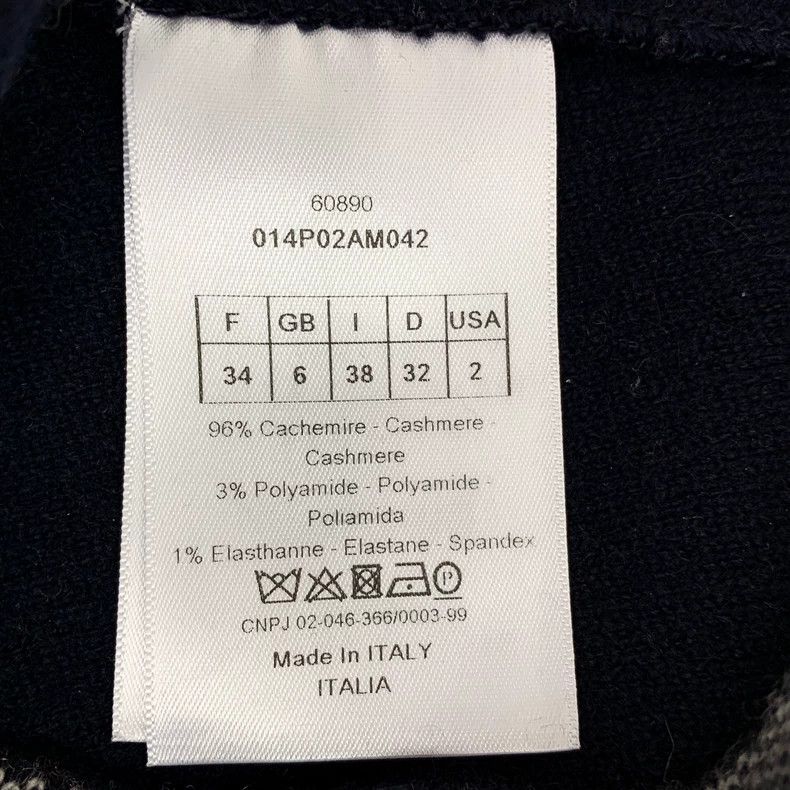 Dior Christian Dior Cashmere Round Neck Sweater Size XXS / US 00 / IT 34 - 7 Thumbnail