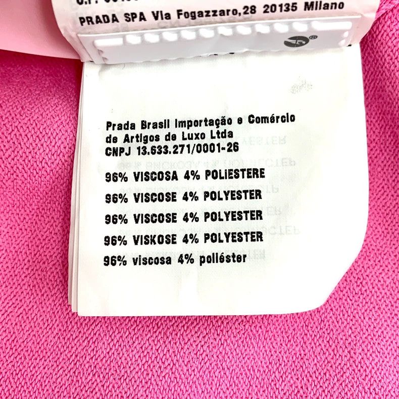 Miu Miu Miu Miu Pink Half-Zip Long Sleeve Polo Size S / US 4 / IT 40 - 7 Thumbnail
