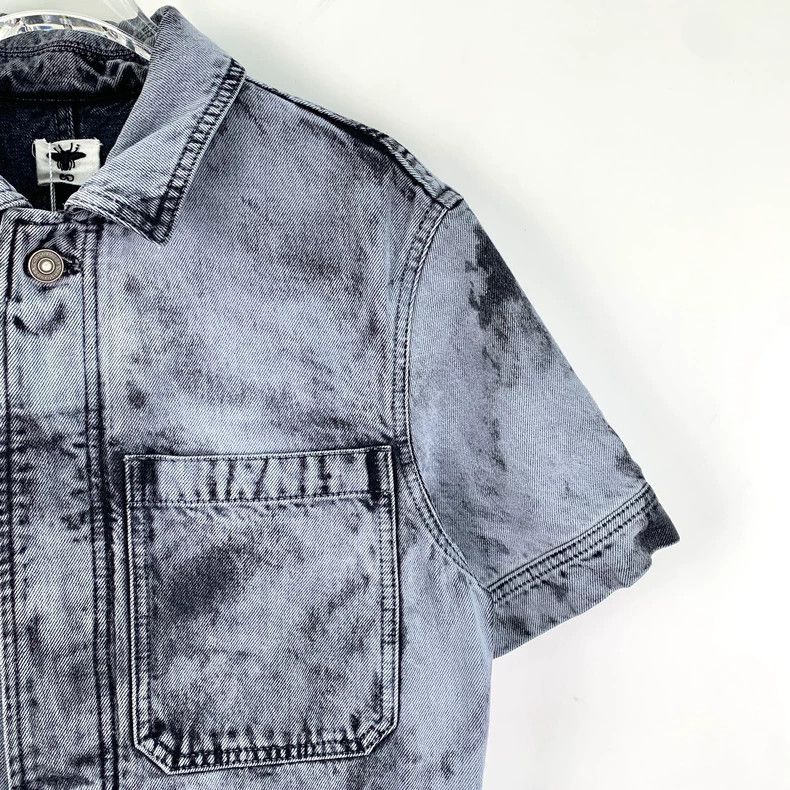 Dior Christian Dior Blue Tie-Dye Denim Jumpsuit Size 36" / US 14 / IT 50 - 3 Thumbnail