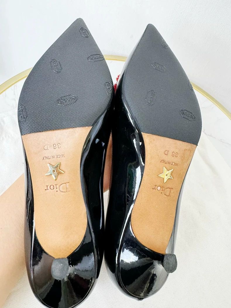 Dior Dior Pointed Flats with Heart Design Size US 6 / IT 36 - 6 Thumbnail