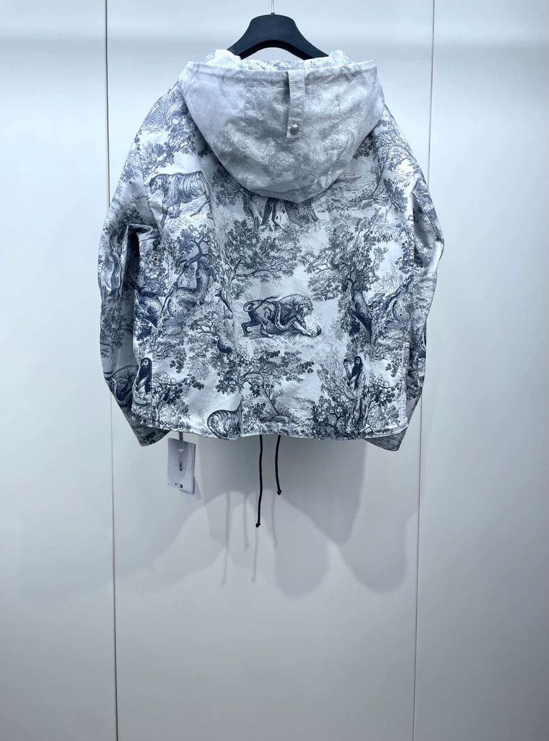 Dior Dior Animal Print Hooded Jacket Size S / US 4 / IT 40 - 2 Thumbnail