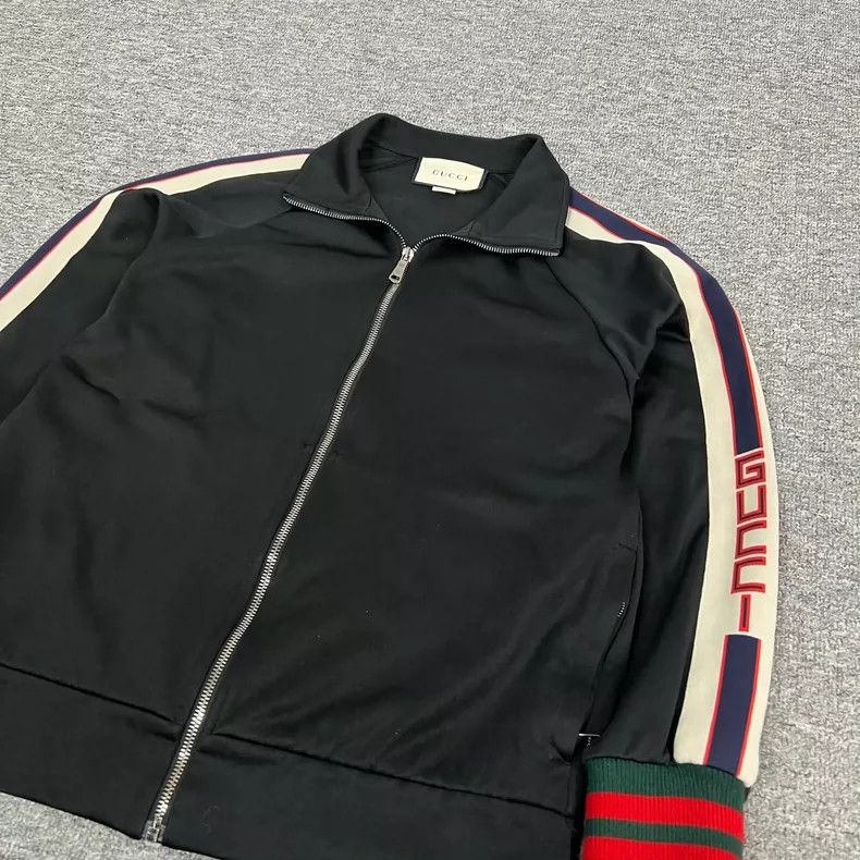 Gucci Gucci Classic Striped Logo Zip Jacket Size XS / US 0-2 / IT 36-38 - 4 Thumbnail