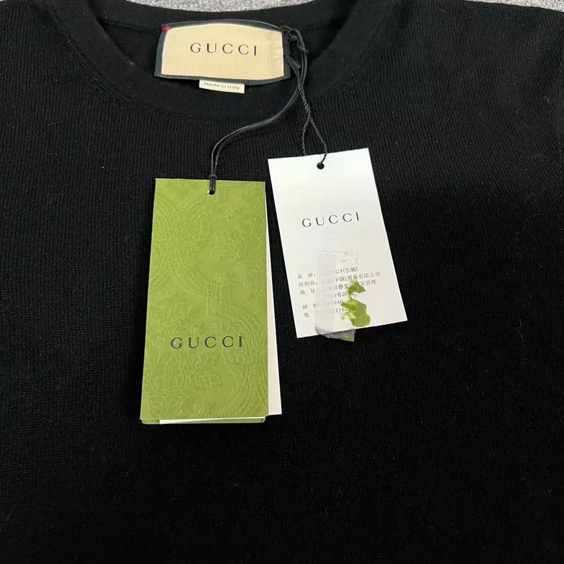 Gucci Gucci Knit Short Sleeve Top with Bow Size M / US 6-8 / IT 42-44 - 6 Thumbnail