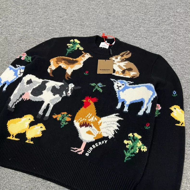 Burberry Burberry Animal Knit Sweater Size S Size S / US 4 / IT 40 - 4 Thumbnail