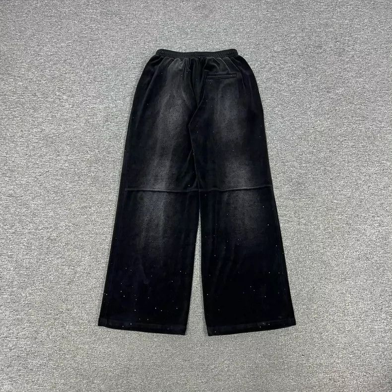 Alexander Wang Alexander Wang Velvet Track Pants with Rhinestones Size 23" - 2 Thumbnail