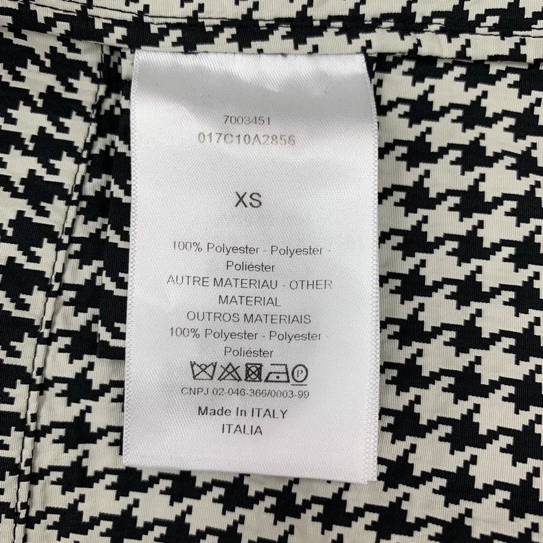 Christian Dior Hooded Houndstooth Jacket