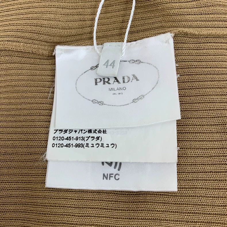 Prada Prada Brown Long Sleeve Knit Top Size L / US 10 / IT 46 - 6 Thumbnail