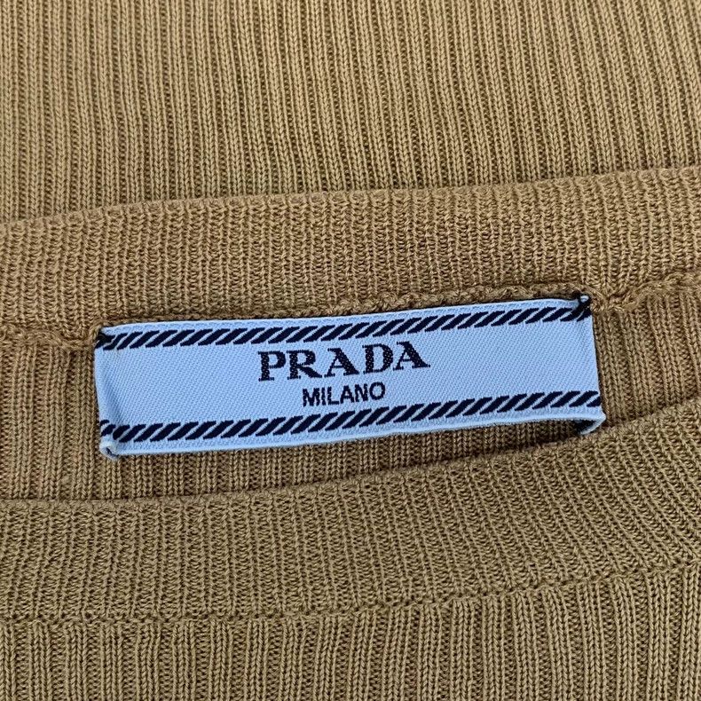 Prada Prada Brown Long Sleeve Knit Top Size L / US 10 / IT 46 - 5 Thumbnail