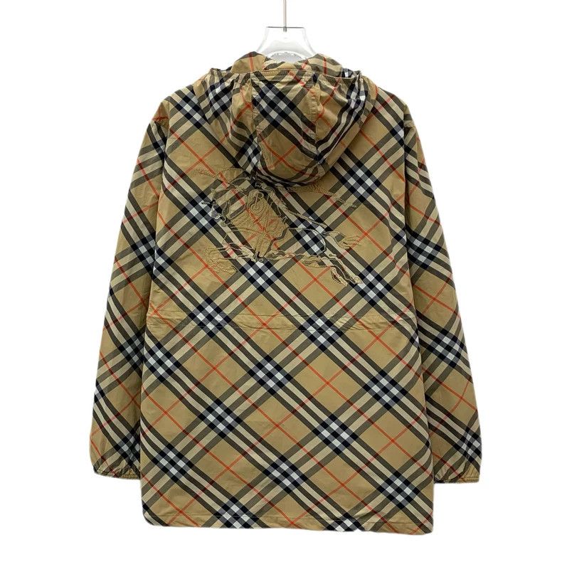 Burberry Burberry Brown Plaid Hooded Zip Jacket Size M / US 6-8 / IT 42-44 - 2 Thumbnail