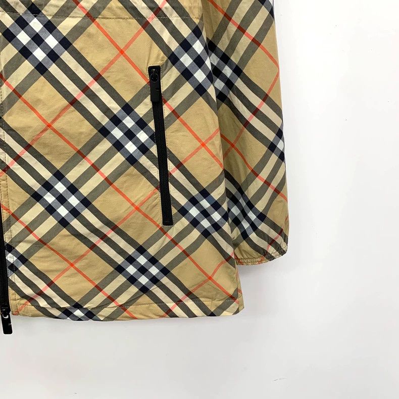 Burberry Burberry Brown Plaid Hooded Zip Jacket Size M / US 6-8 / IT 42-44 - 4 Thumbnail