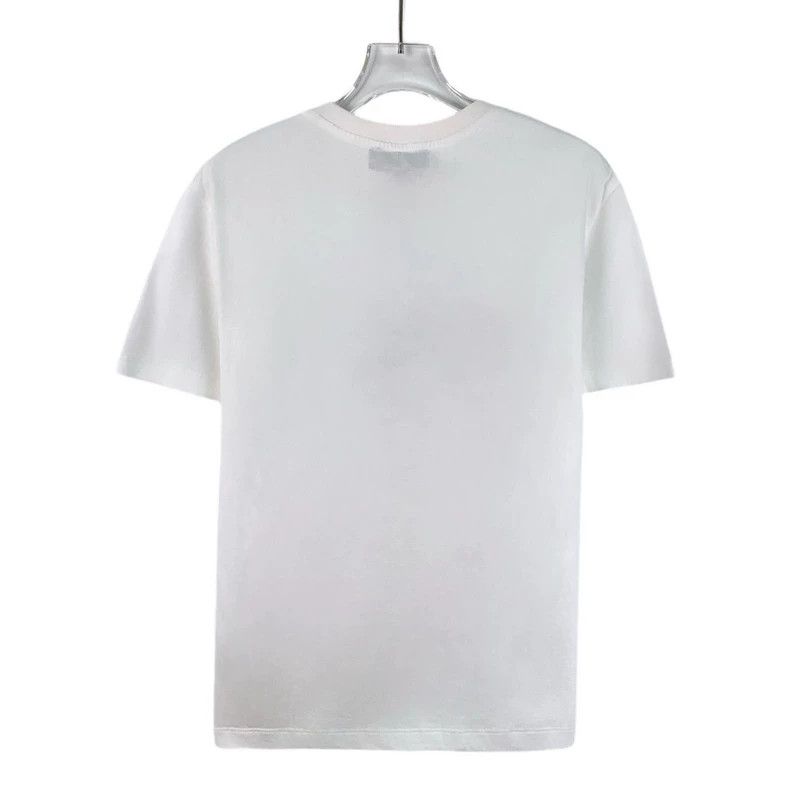 Fendi Fendi White Logo Cotton Short Sleeve T-Shirt Size S / US 4 / IT 40 - 2 Thumbnail