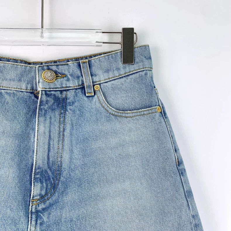 Balmain Balmain Blue Distressed Cotton Denim Jacket Size XS / US 0-2 / IT 36-38 - 3 Thumbnail