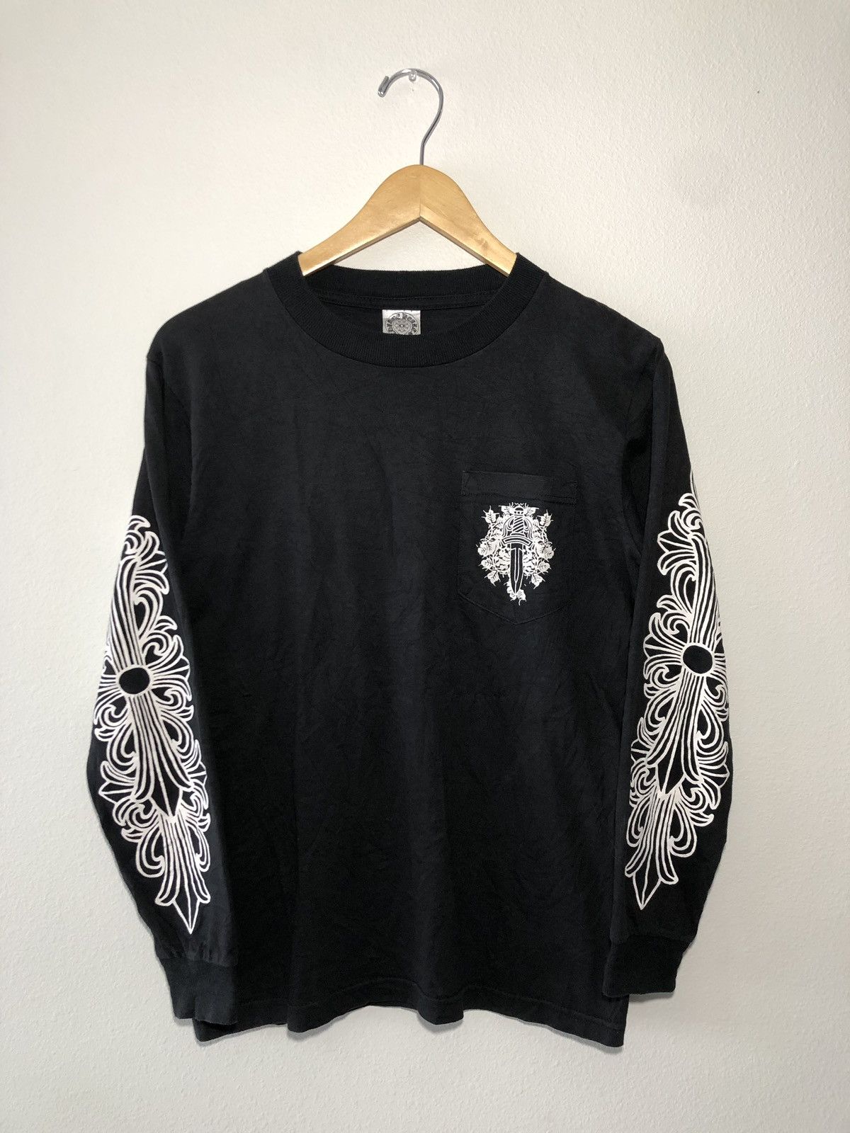 Chrome Hearts Chrome Heart Vintage Long Sleeve Shirt Size US S / EU 44-46 / 1 - 2 Thumbnail