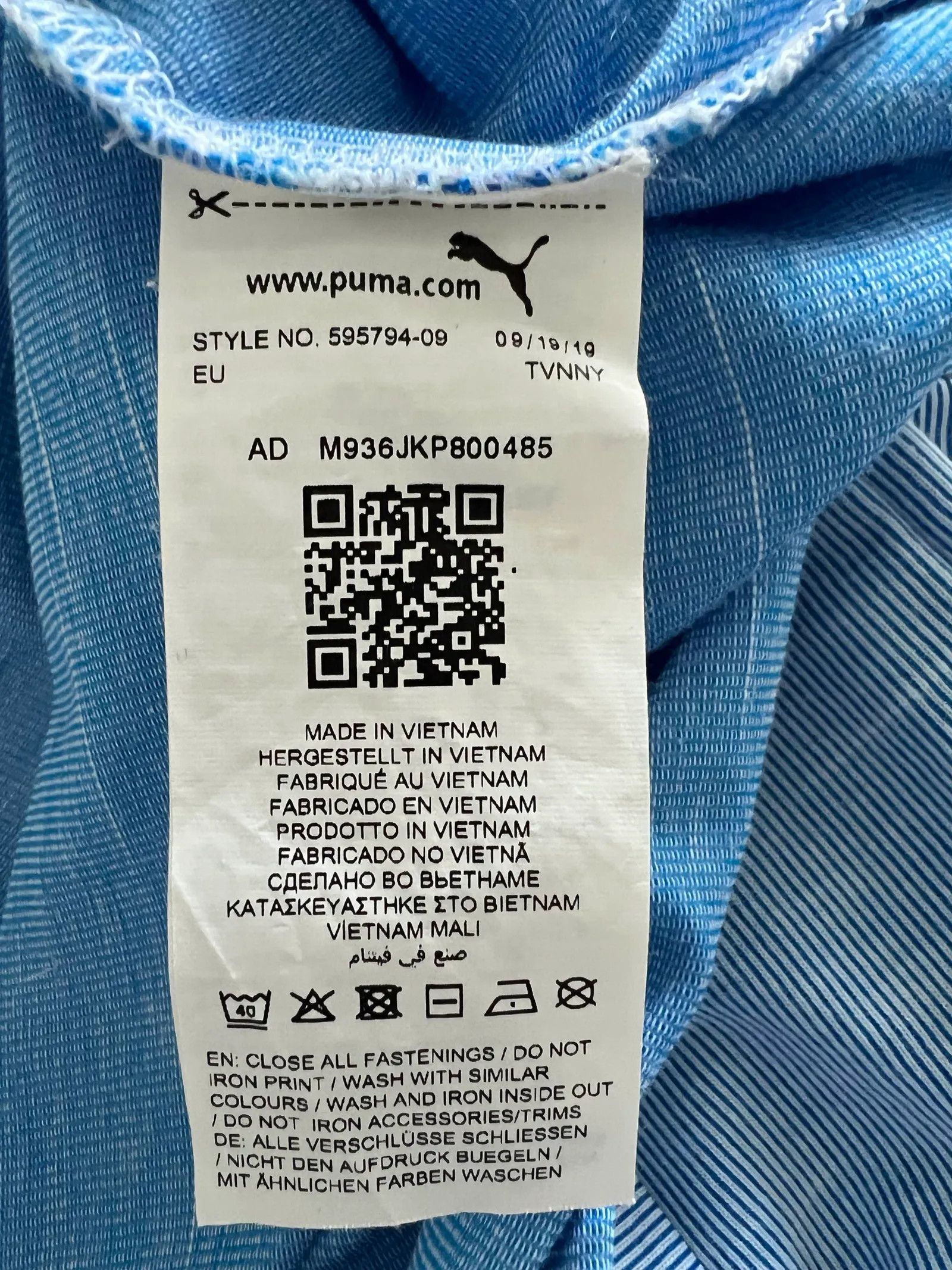 Puma Puma Short Sleeve Shirt Size US L / EU 52-54 / 3 - 3 Thumbnail