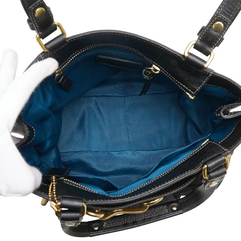 Coach Coach Coach Signature Canvas Leather Handbag Canvas Handbag F15672 DUTY FREE for USA Size ONE SIZE - 10 Thumbnail