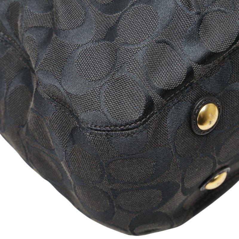 Coach Coach Coach Signature Canvas Leather Handbag Canvas Handbag F15672 DUTY FREE for USA Size ONE SIZE - 7 Thumbnail