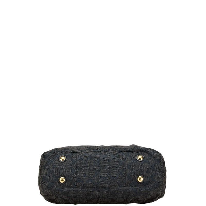 Coach Coach Coach Signature Canvas Leather Handbag Canvas Handbag F15672 DUTY FREE for USA Size ONE SIZE - 3 Thumbnail