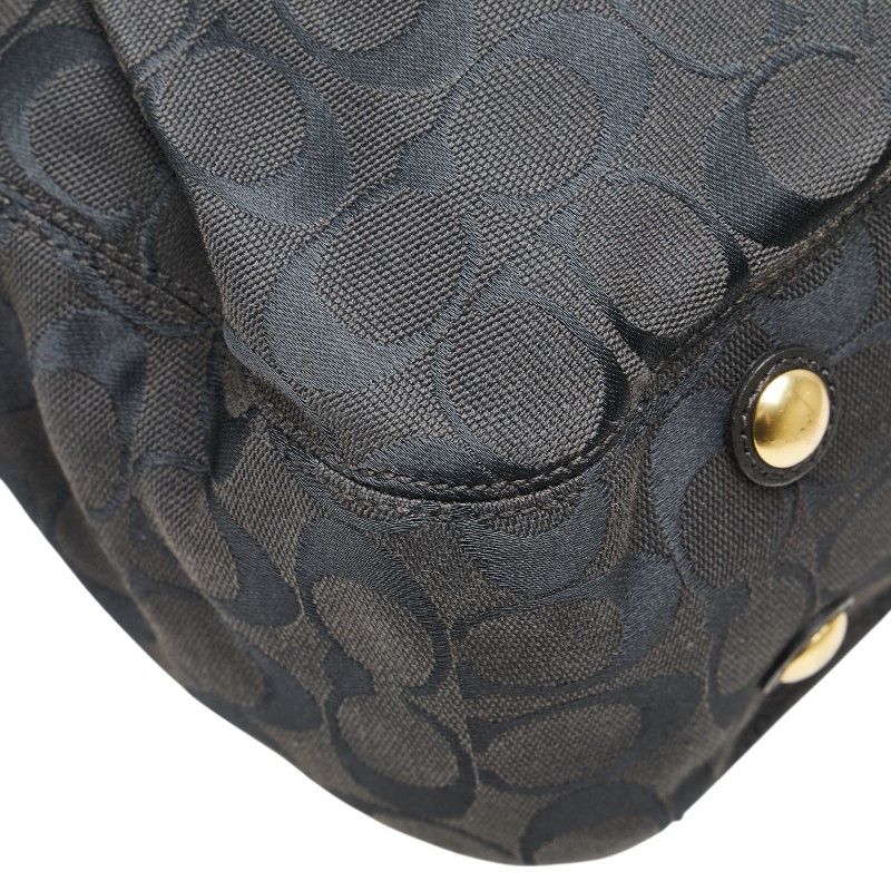 Coach Coach Coach Signature Canvas Leather Handbag Canvas Handbag F15672 DUTY FREE for USA Size ONE SIZE - 4 Thumbnail