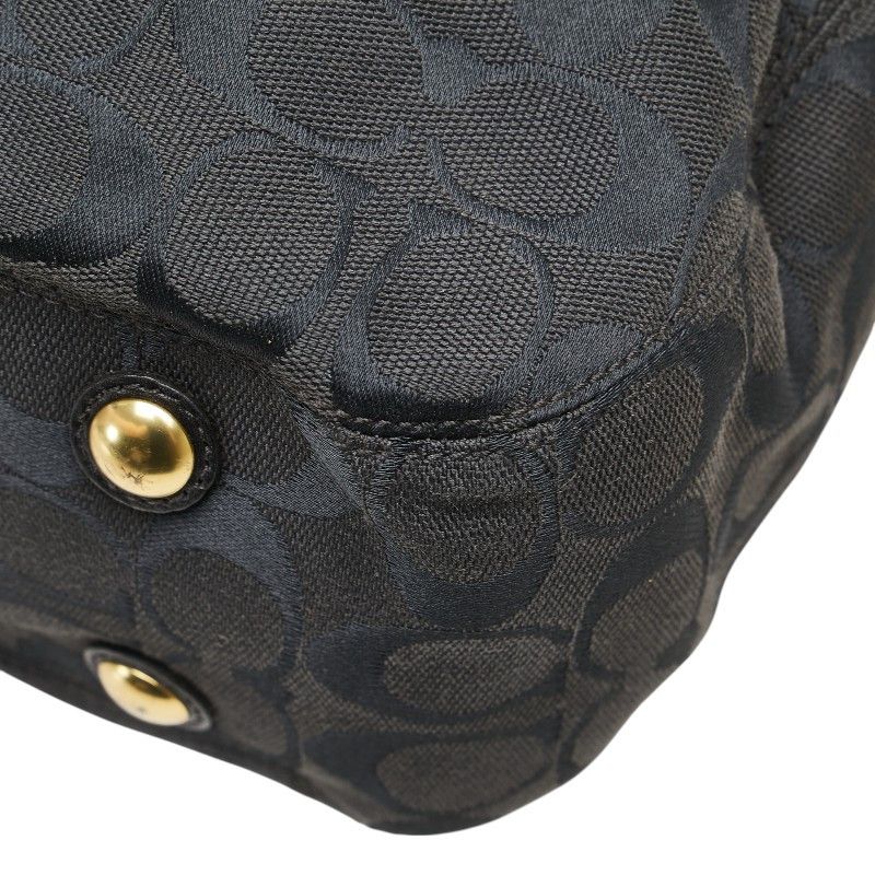 Coach Coach Coach Signature Canvas Leather Handbag Canvas Handbag F15672 DUTY FREE for USA Size ONE SIZE - 5 Thumbnail