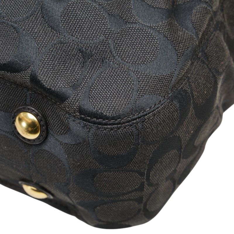 Coach Coach Coach Signature Canvas Leather Handbag Canvas Handbag F15672 DUTY FREE for USA Size ONE SIZE - 6 Thumbnail