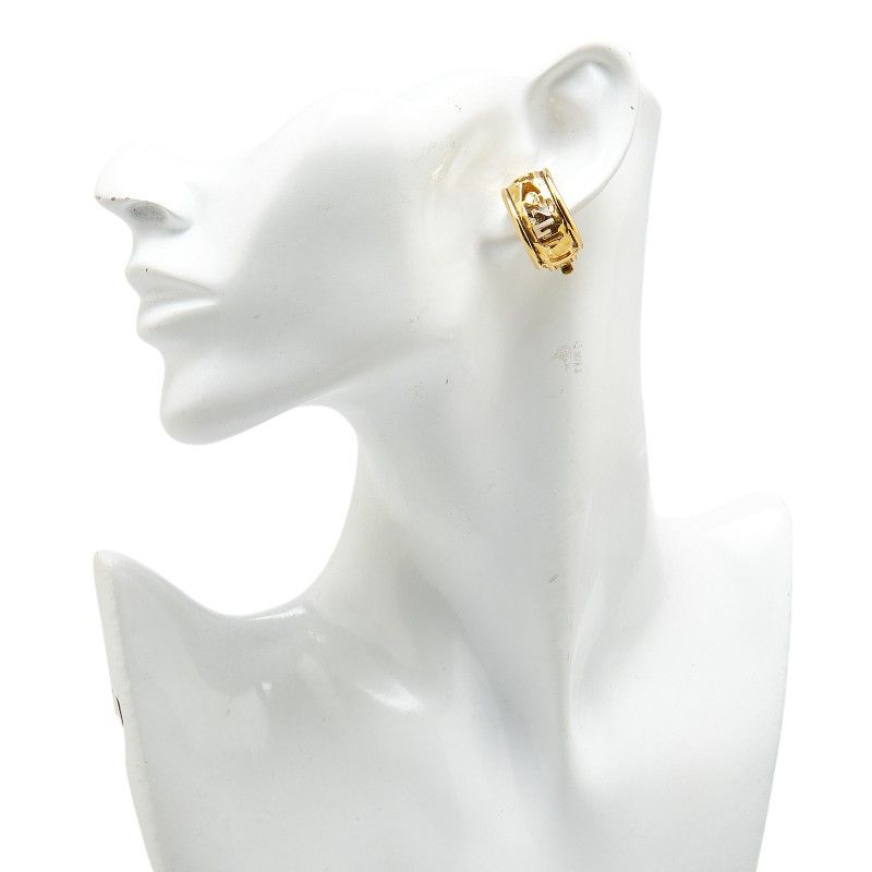 Chanel Chanel Chanel Logo Earrings Metal Earrings Size ONE SIZE - 6 Thumbnail