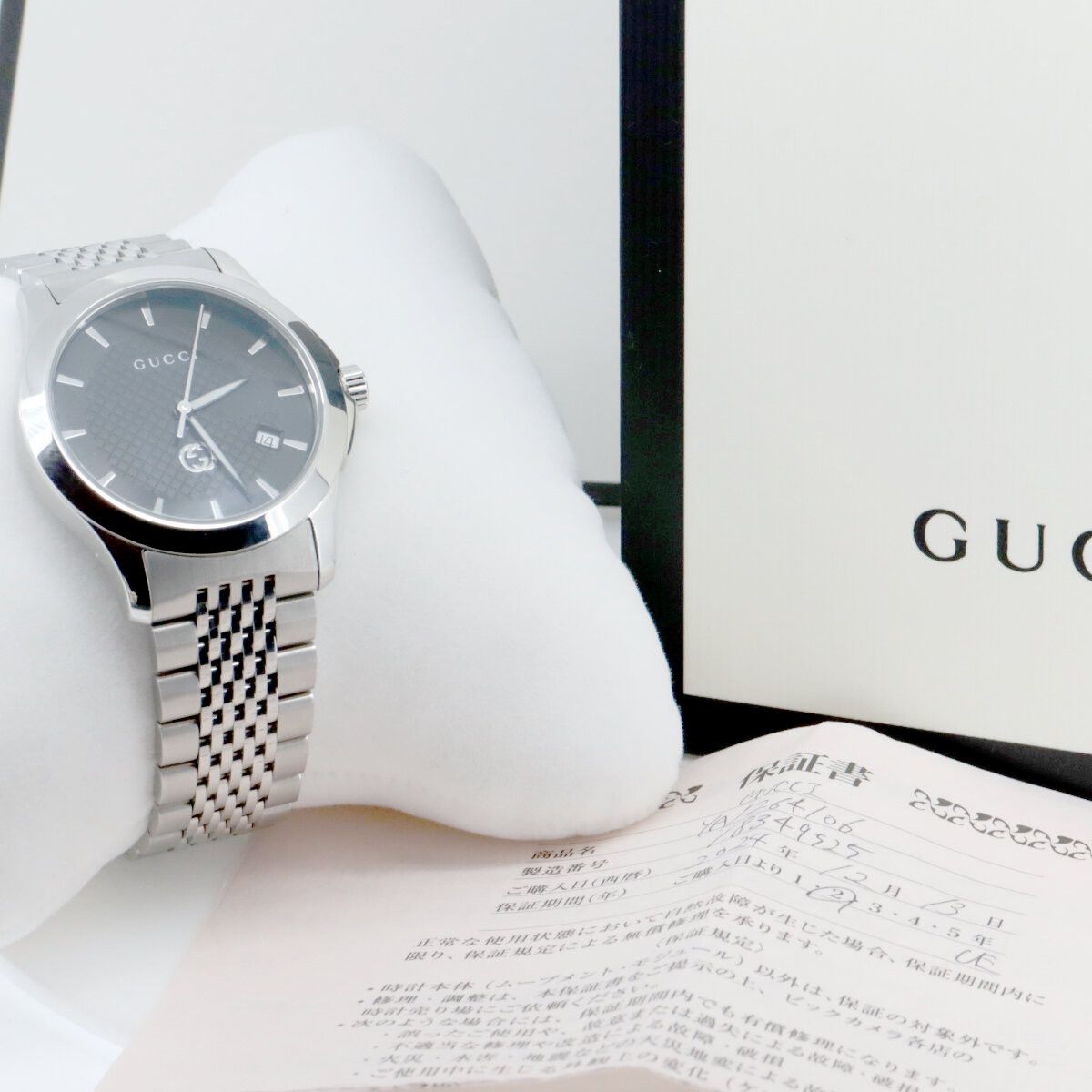 Gucci Gucci Gucci Timeless Stainless Steel Watch Metal Quartz YA1264106 DUTY FREE for USA Size ONE SIZE - 7 Thumbnail
