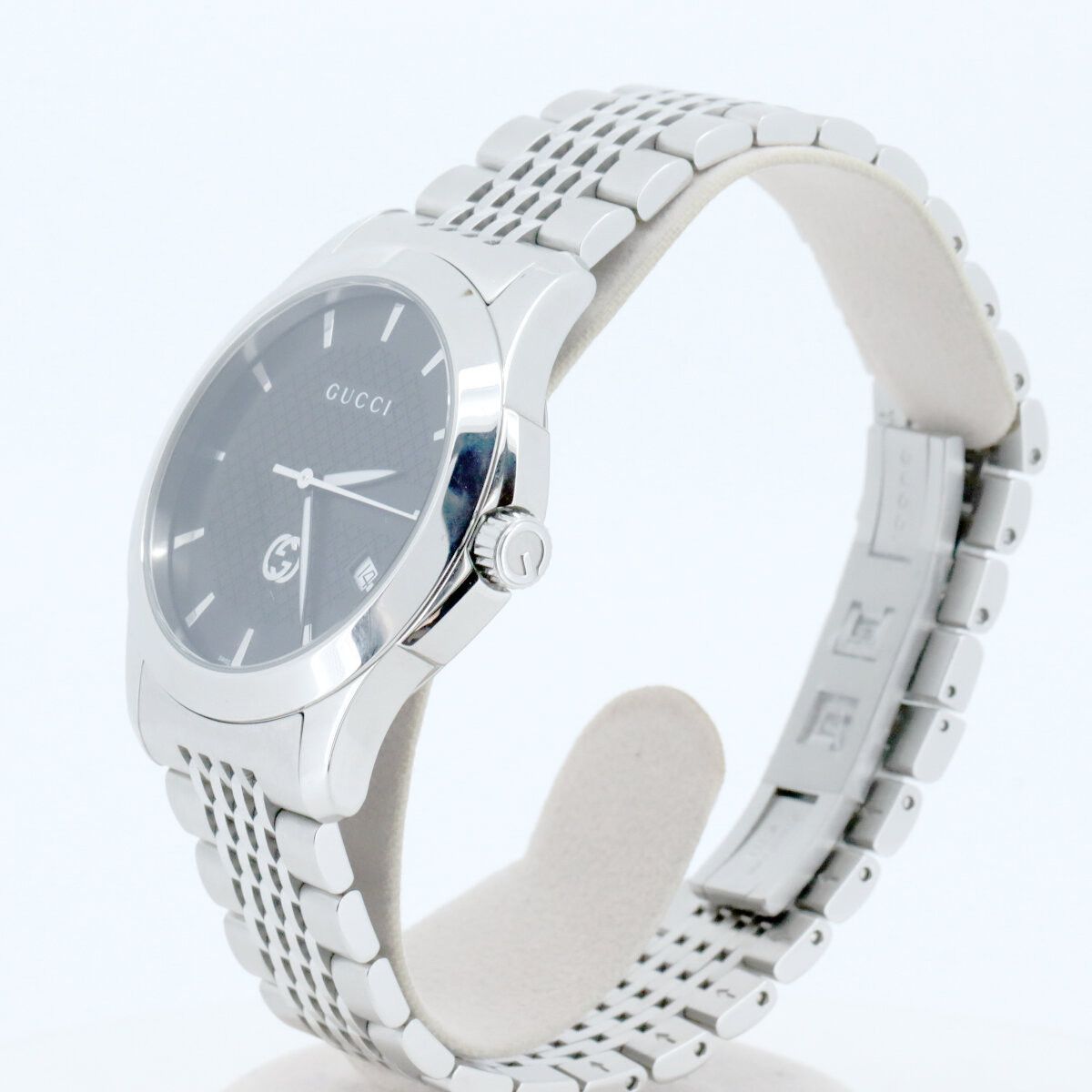 Gucci Gucci Gucci Timeless Stainless Steel Watch Metal Quartz YA1264106 DUTY FREE for USA Size ONE SIZE - 3 Thumbnail