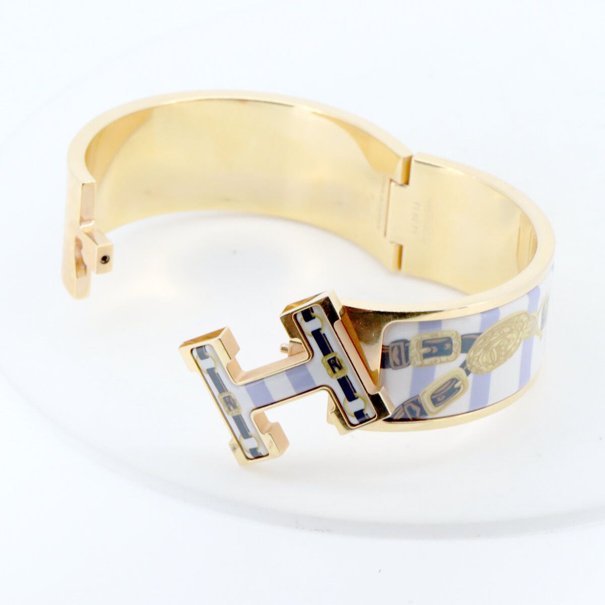 Hermes Hermes Hermes Click H Enamel Bracelet Enamel Bracelet DUTY FREE for USA Size ONE SIZE - 5 Thumbnail