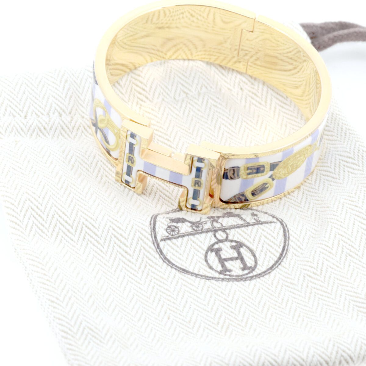 Hermes Hermes Hermes Click H Enamel Bracelet Enamel Bracelet DUTY FREE for USA Size ONE SIZE - 6 Thumbnail