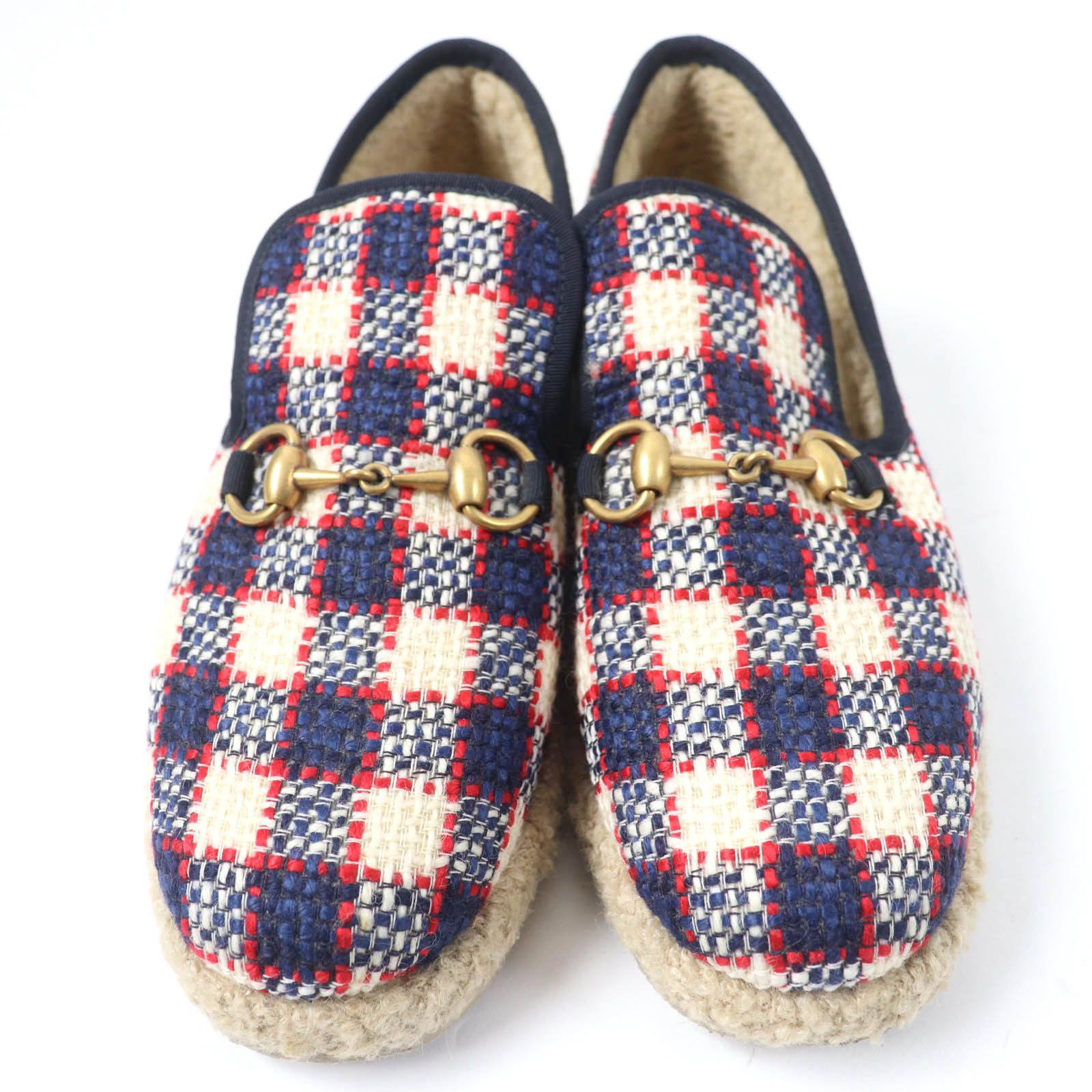 Gucci Gucci Gucci Horsebit tweed boa leather espadrilles Others Shoes Size ONE SIZE - 4 Thumbnail