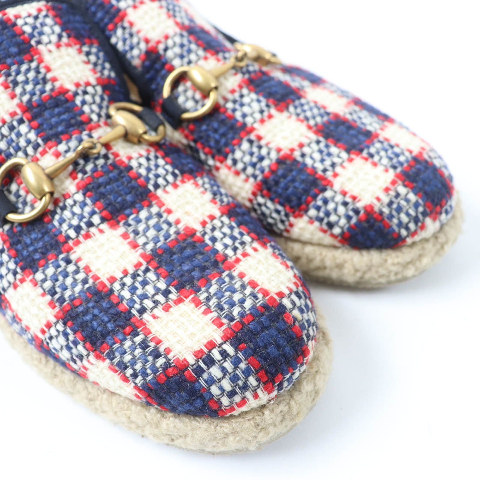 Gucci Gucci Gucci Horsebit tweed boa leather espadrilles Others Shoes Size ONE SIZE - 8 Thumbnail
