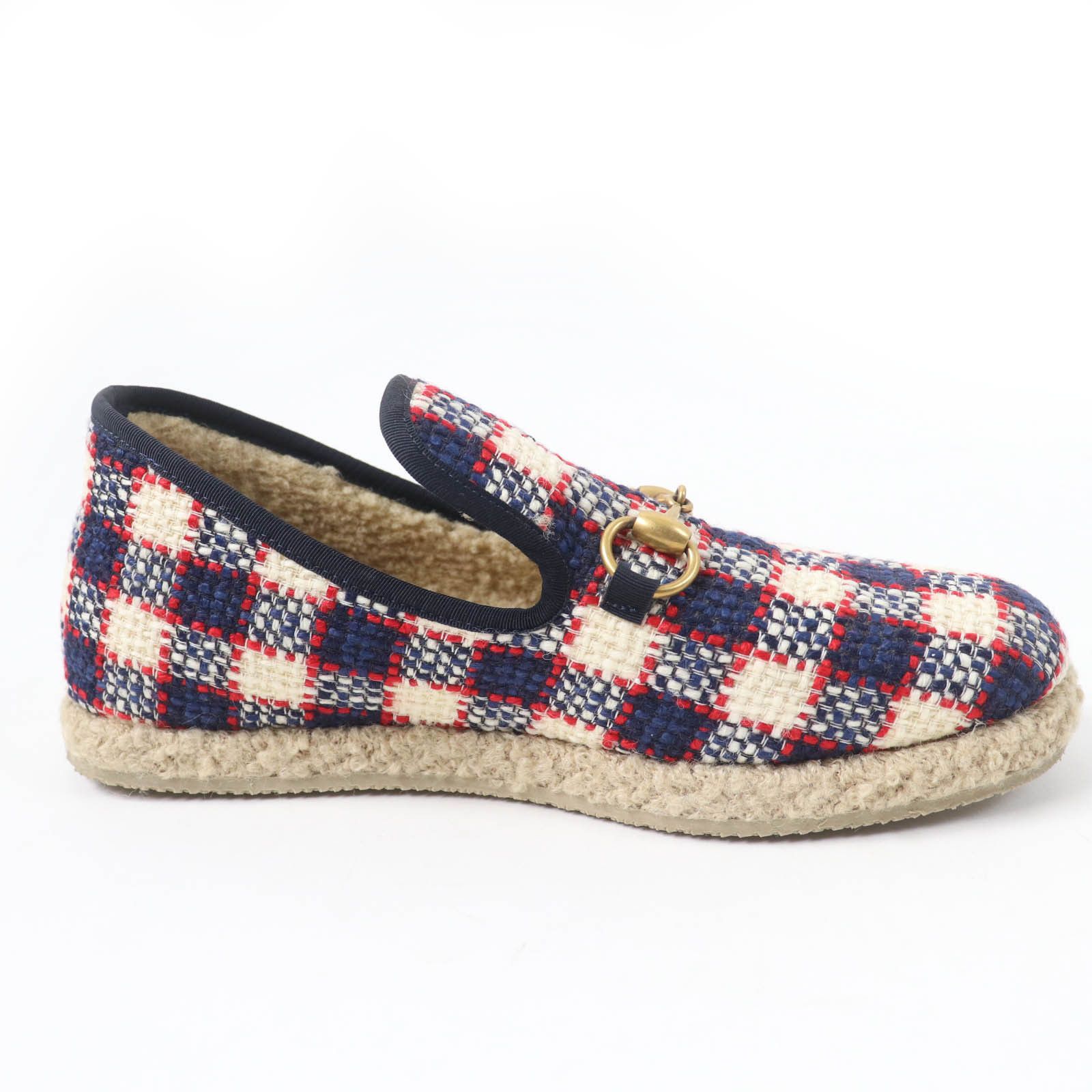 Gucci Gucci Gucci Horsebit tweed boa leather espadrilles Others Shoes Size ONE SIZE - 6 Thumbnail