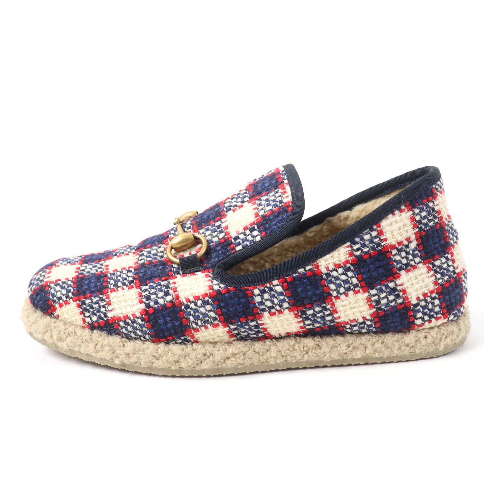 Gucci Gucci Gucci Horsebit tweed boa leather espadrilles Others Shoes Size ONE SIZE - 5 Thumbnail