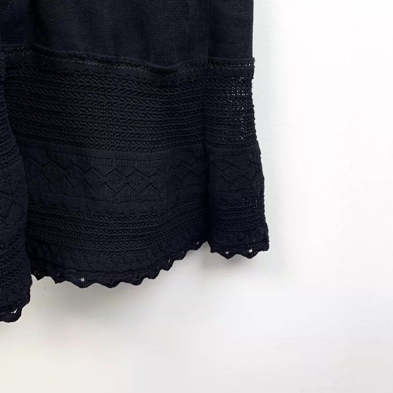 Chanel Chanel Black Logo Embroidered Cotton Dress Size S / US 4 / IT 40 - 5 Thumbnail