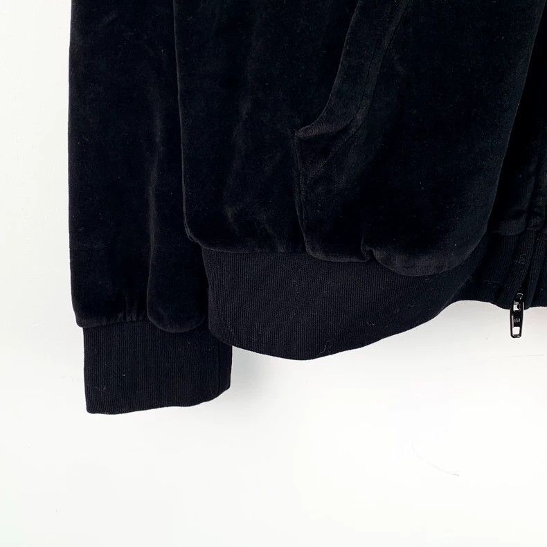 Balenciaga Balenciaga Black Logo Embroidered Zip Hoodie Size L / US 10 / IT 46 - 4 Thumbnail