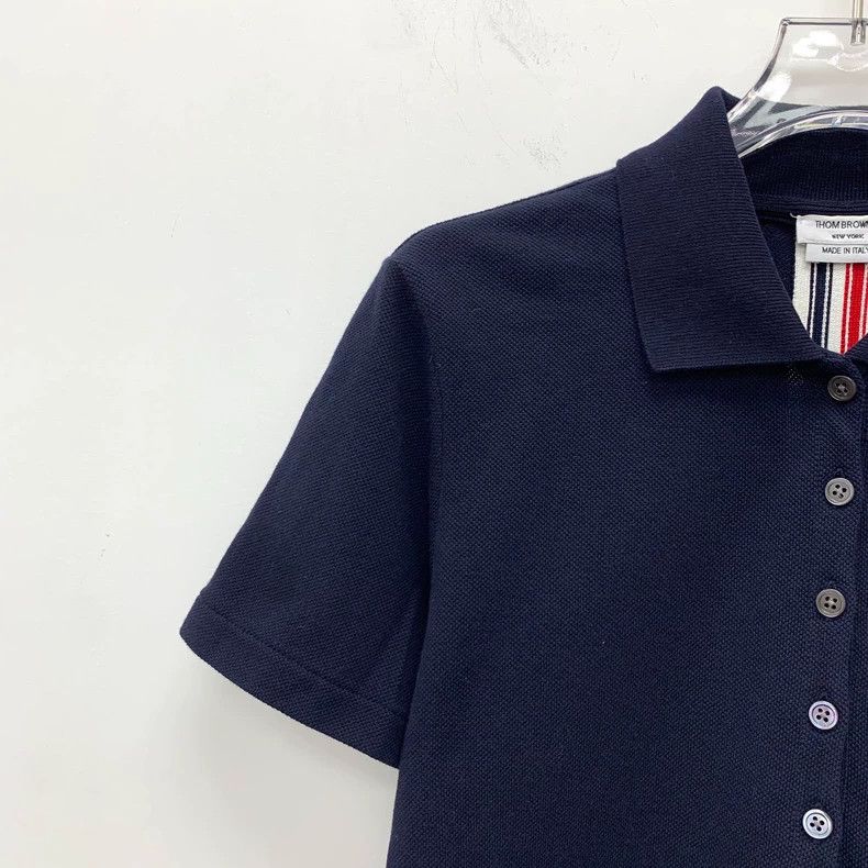 Thom Browne Thom Browne Short Sleeve Polo Shirt Size L / US 10 / IT 46 - 3 Thumbnail