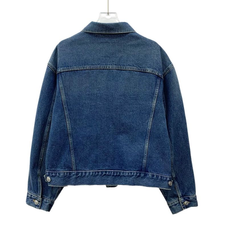 Balenciaga Balenciaga Dark Blue Cotton Denim Jacket Size XS / US 0-2 / IT 36-38 - 2 Thumbnail
