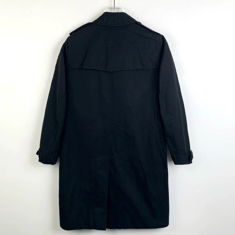 Burberry Burberry Double-Breasted Cotton Black Trench Coat Size M / US 6-8 / IT 42-44 - 2 Thumbnail