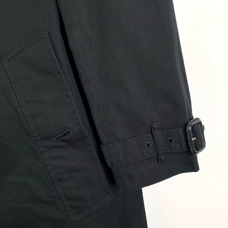 Burberry Burberry Double-Breasted Cotton Black Trench Coat Size M / US 6-8 / IT 42-44 - 4 Thumbnail