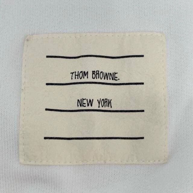Thom Browne Thom Browne White Long Sleeve Sweatshirt Size M / US 6-8 / IT 42-44 - 5 Thumbnail