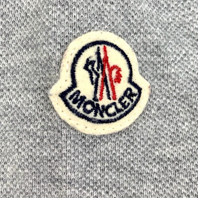 Moncler Moncler Gray Polo Shirt with Logo Size L / US 10 / IT 46 - 5 Thumbnail