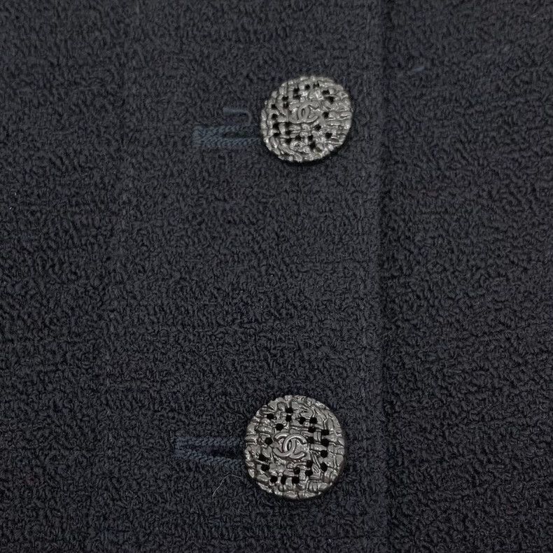 Chanel Chanel Black Button Wool Pants Size XS Size 36" / US 14 / IT 50 - 6 Thumbnail