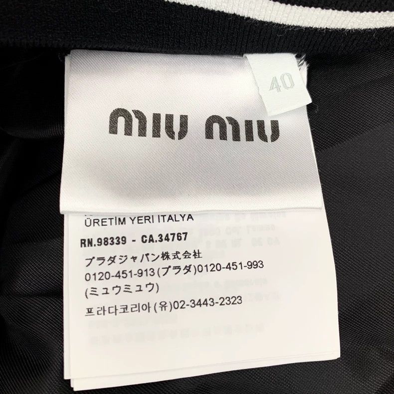 Miu Miu MiuMiu Black Logo Hooded Jacket Size M / US 6-8 / IT 42-44 - 6 Thumbnail