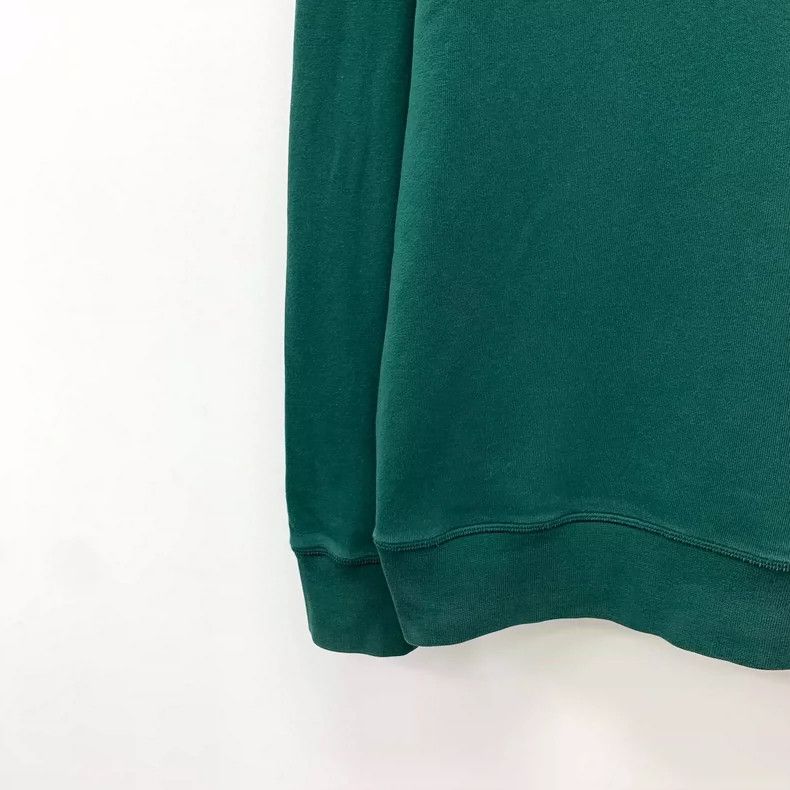 Moncler Deep Green Logo Embroidered Cotton Sweatshirt Size M / US 6-8 / IT 42-44 - 4 Thumbnail