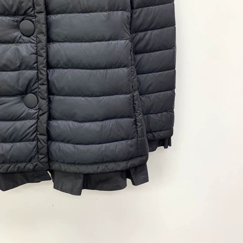 Moncler Moncler Black Double-Breasted Puffer Jacket Size L / US 10 / IT 46 - 4 Thumbnail
