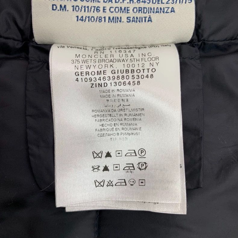 Moncler Moncler Black Double-Breasted Puffer Jacket Size L / US 10 / IT 46 - 8 Thumbnail