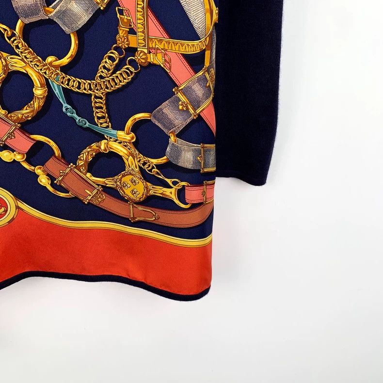 Hermes Hermes Colorful Print Long Sleeve Top Size XXS / US 00 / IT 34 - 5 Thumbnail