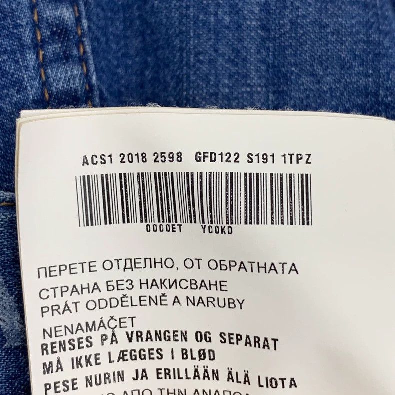 Prada Prada Blue Belted Pleated Denim Skirt Size 40" / US 18 - 8 Thumbnail