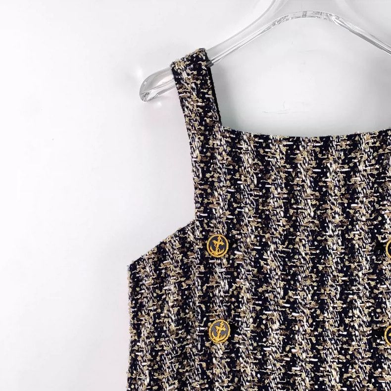 Louis Vuitton Louis Vuitton Brown Logo Sleeveless Dress Size S / US 4 / IT 40 - 3 Thumbnail